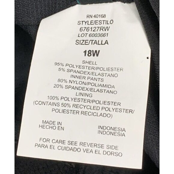 Aqua Green One Piece Swimsuit Short Romper UPF50 High Neck Black Plus 24W 24 - Picture 6 of 7